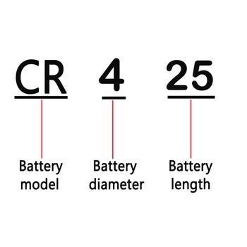 10pcs/veľa CR425 Batérie Rybárske Plaváky Lítium-Pin Batérie Noc Svetelný Float Čerstvej Vody Rybárske Náčinie, Nástroje a Príslušenstvo