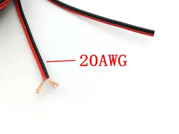 10M 20AWG (Čierna + Červená) Zip Wire MEDI
