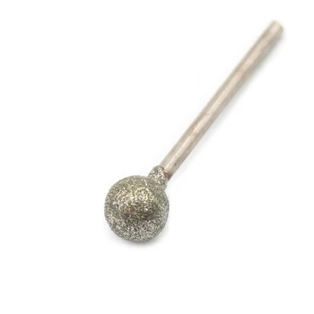 2.35 mm ramienka Stredná trieda tvar Gule diamantový brúsny bitov peeling ihly F typ bitov die brúska/dremel/rotačné nástroje pre dremel