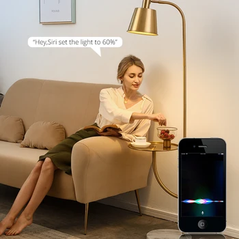 Apple Homekit WiFi Smart Žiarovka 15W E27 LED Intelligent WiFi Smart Žiarovky RGBW 16 Miliónov Plný Farieb IOS Siri WiFi Lampa