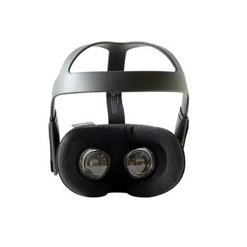 Kožené Pena Maska Kryt pre Oculus Quest VR Okuliare Potu Priedušná Flannelette Pena Podložky Maska na Stenu Príslušenstvo