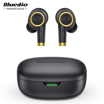Bluedio Častíc bezdrôtové slúchadlá bluetooth 5.0 vodotesné slúchadlá bezdrôtové šport tws headset s nabíjanie box