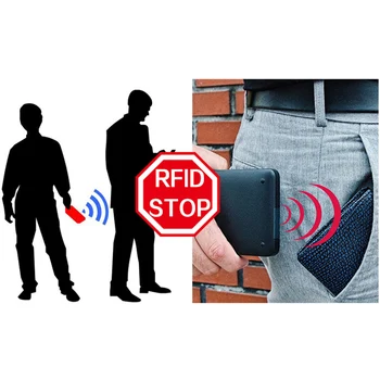 MRF12 RFID Blokovanie Tenké Kožené Peňaženky Krava Kožené Predné Vrecko Kreditnej Karty Prípade Držiteľa Karty S ID Okno Ochrana Identity
