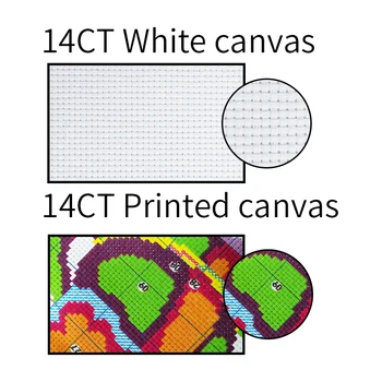 Vták a Ovocie Vzory Počítať Cross Stitch Tkanina na Vyšívanie Auta 14ct 11ct Tlač na Plátno DMC DIY Vyšívanie Auta Domova