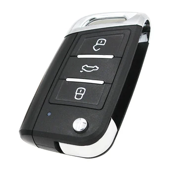 Keyecu Inovované Flip Diaľkové príveskom, 434MHz ID48 Čip, 3 Tlačidlá pre Volkswagen Beetle Passat - FCC ID: 5K0 837 202 REKLAMY