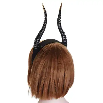 Cosplay Dospelých Halloween Diabol Hlavový Most Maškarný Kostým Party Pokrývku Hlavy Demon Horn Vlasy Hoop