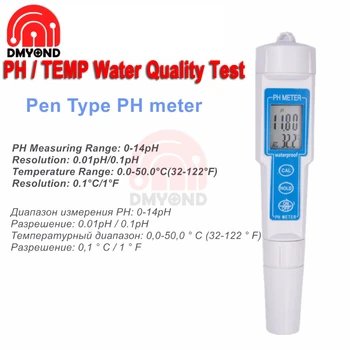 Kvalita vody Monitor Pero Typ PH/TDS/ES/Teplota meradla, Digitálna Kvalita Vody Monitor Tester pre Bazén Pitnej Vody v Akváriu