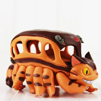 Nové Anime Totoro Mačka Autobus Šperky Skladovanie Môj Sused Totoro Pvc Akcie Obrázok Hračky Kolekcia Model Dary