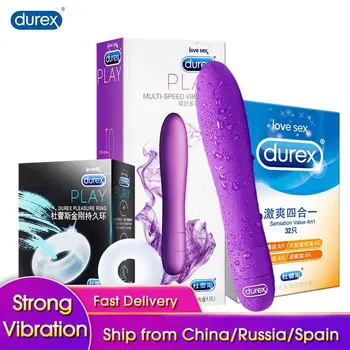 Durex Vibrátor Multi Rýchlosti G Mieste Silikónové Klitorisu Stimulácia Vagíny Masér Prútik Dospelých Intímne Produkty Sexuálne Hračky pre Ženy
