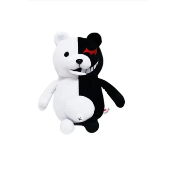 25 cm Kawaii Dangan Ronpa Monokuma Plyšové Hračky, Plyšové Mäkké Bábiky Cartoon Black White Bear Zvierat Bábiku Baby Darčeky S3132