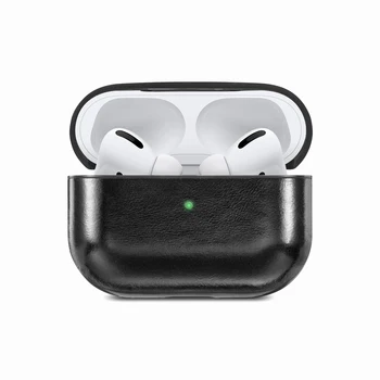 Originálne Kožené Puzdro Case Taška Slúchadlo Príslušenstvo Ochranný obal pre Prípad pre Apple Airpods