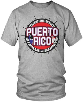 Mens T Košele Módne 2019 Puerto Rico Vlajky, Puerto Rican Vlajkou a Krajiny Tvar pánske T-shirt, Tričko Krátky Rukáv