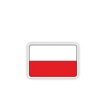 Kreatívne poľskej Vlajky, Auto Nálepky, Auto Príslušenstvo Styling Odtlačkový Vinyl Auto Okno Kryt Škrabance Nepremokavé PVC 15cmx10cm