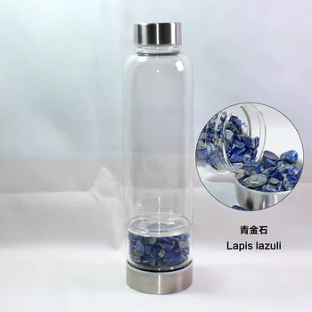 Runyangshi Prírodný Krištáľ sklenené Fľaše Vody Liečivé Prútik Elixír Kremeň Uzdravenie Fľašu