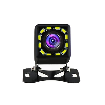 OSSURET 12 LED Vodotesný Auto Parkovanie Zadnej strane Fotoaparátu Univerzálny Kompatibilný pre Všetky Autá Nočné Videnie Nastaviteľné Braket