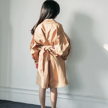 Dospievajúce Dievčatá Coats Nové Jeseň Jar Roku 2020 Deti Bundy Oblečenie Dievčatko Kabát Deti Oblečenie Trend Coats Dlhý Rukáv Topy
