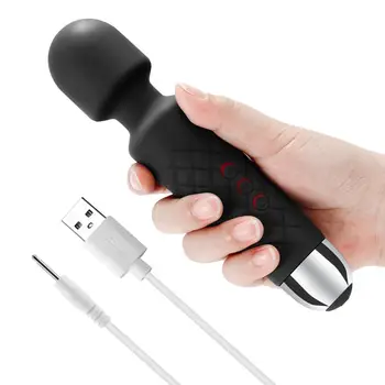YaMieDear masáž Silný čarovná palička masér AV Prútik Vibrátor sex produkty USB nabíjateľné vibrátory Sexuálne Hračky pre ženy