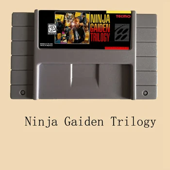 Ninja Gaiden Trilógie 16 bit Veľké Sivé Hra Karty Pre USA NTSC Herné Konzoly