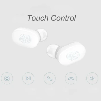 Xiaom MIjia TWS AirDots bluetooth Slúchadlo Mládež Verzia stereo bass BT 5.0 Slúchadlá S Mikrofónom Handsfree Slúchadlá AI Ovládanie