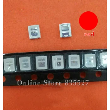 1000pcs/veľa LED vinuté perly, červená SMD 2835 0,2 W Super zvýrazniť light-emitting diode