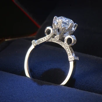 LUXUSNÉ retro originálne pevné reálne 925 Sterling Silver Veľké Prstene Pre Ženy, Svadobné Zapojenie prst šperky R1805S