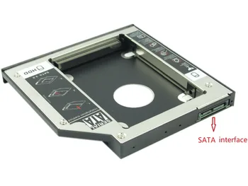 WZSM NOVÉ 9,5 mm SATA 2. SSD HDD Caddy pre Lenovo IdeaPad B50-30 B50-50 Z40-70 2.5