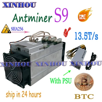 Používa BTC BCH Baník AntMiner S9 13.5 T Asic sha256 Bitcoin baník S BITMAIN APW3++ 1600W PSU Hospodárskeho Ako S9 S11 WhatsMiner M3X