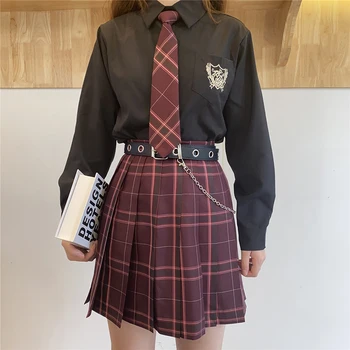 Japonský JK Skladaná Sukňa Dievča Stožiare, Vysoký Pás Sukne Roztomilý dámske Krátke Šaty Študent Jednotné Sladké Lolita Oblečenie Školy