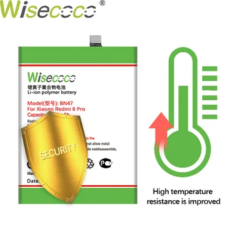 Wisecoco BN47 5350mAh Batérie Pre Xiao Redmi 6 Pro / Mi A2 Lite Telefón Opravu, Výmenu + Sledovacie Číslo