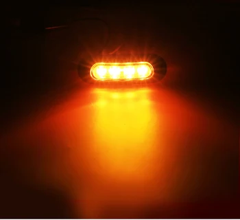 Truck LED, Bočné Obrysové Svetlá Chvost Žiarovka 12V/24V Auto, ťahač s Návesom Zadné Svetlá Parkovacie svetlá Červená Biela Žltá