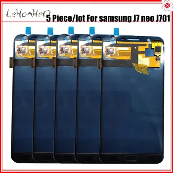 5 Kus/veľa J701 LCD Samsung Galaxy J7 Nxt J7 neo J701 J701F LCD Displej Dotykový Displej Digitalizátorom. Montáž