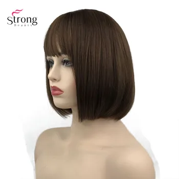 Syntetické Parochne Ombre Hair Bob Parochne Ženy Blond/Čierna Hairpiece StrongBeauty