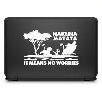Hakuna Matata Lion King Notebook Nálepka pre Macbook Odtlačkový Pro 16
