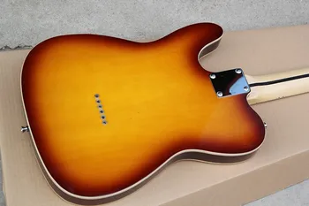Továreň na mieru cherry pop elektrická gitara a javor prst board, biela pick, môže byť prispôsobené na mieru pre dodanie zdarma.