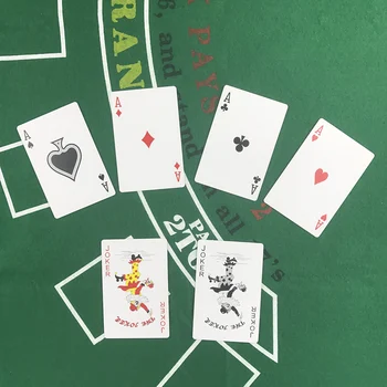 Yernea Hot 1 Nové Sady/Množstvo 2 Farby Červená A Modrá Baccarat Texas Hold ' em PVC Poker Hry Nepremokavé Plastové Hrať Poker Karty