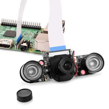 Nočné Videnie Modul Fotoaparátu pre Raspberry Pi 4, Mini 5MP kvalite 1080P HD Video OV5647 Senzor Webcam Auta so zabudovaným IR-Cut