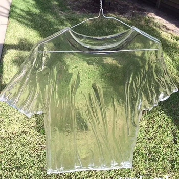 Transparentné TPU Tkanina PVC fólií Nepremokavé DIY Crystal Tašky Pršiplášť Pohľadu Oblečenie Dizajnér Textílie 50*137 cm
