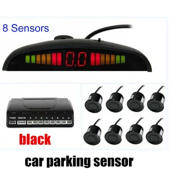 22.5 mm 12V pre všetky autá, Auto LED Parkovacie Senzor Auta Zadnej strane Pomoci Radaru Monitor, na poplachový Systém hlásenia BEBE vysoká 8 Senzorov