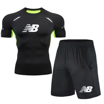 Nové športové bežecké a fitness T-košele, krátke rukávy T-shirts, futbal, basketbal, tenis, rýchle sušenie, mikiny.