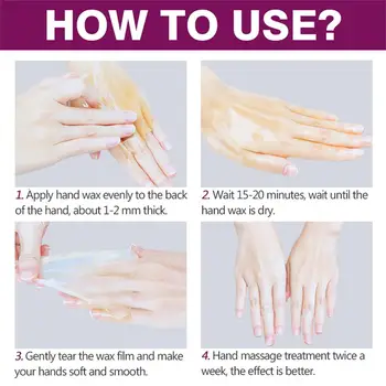 1 KS na Opravu Exfoliačný Mozole Film Anti-Aging Ruky Krém 50g Mango Moisturizing Hand Vosk Bielenie Pokožky Rúk Maska