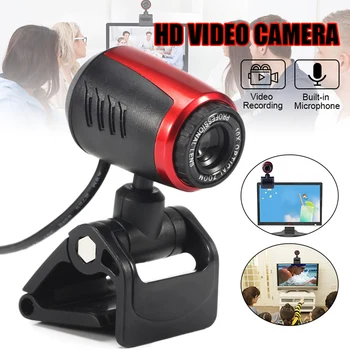 Študent Výučby HD Webcam Streaming Webová Kamera Webkamera s Mikrofónom pre Počítač, Notebook Online Triedy, videokonferencie
