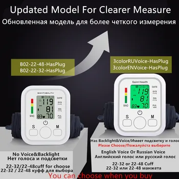 Domov Zdravotnej Starostlivosti Pulzu Meranie Nástroj Prenosné LCD Digitálny Rameno Krvný Tlak Monitor Tonometer Rameno Manžety Srdcovej frekvencie MonitorBP
