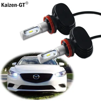 Kaizen-GT Vysoký Výkon Auta Svetlometu 6000K Jasné Biele 9005 LED HB3 LED High Beam Denných prevádzkových DRL Svetlo Na Mazda 3 6 CX-5