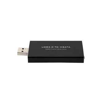 1Pc USB 3.0 rozhraním mSATA SSD Pevný Disk Box Converter Adaptér Kryt Vonkajších Prípade 1pc