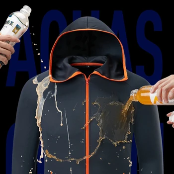 Nové Praktické Rybárske Tričko Tech Hydrofóbne Ice Hodváb Cool Oblečenie UV Ochrana proti Slnku Rýchle Suché Hoodie Tenká Bunda Mužov Oblečenie