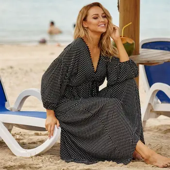 Šifón Long Beach Šaty, Sexy Pláži zakryť plavky Kryt ups Letné Plážové Šaty, Plavky Kryt do Plaviek Pareo Sarong