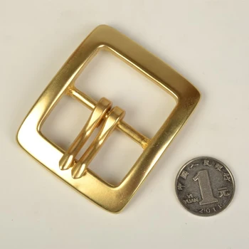 DIY pevné brass materiálu, dvojité pin pracka, kožené plavidlá ženy pás hardvér príslušenstvo 2ks/veľa
