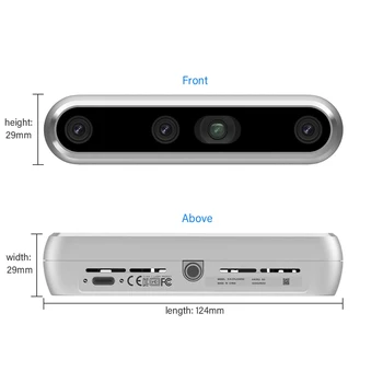 Intel RealSense Hĺbka Fotoaparát D455 Povedomia IMU Virtual/Augmented Reality a Hučí