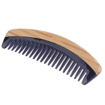 Vlasy Prečesať - Široký Zub Drevené Detangling Špirála pre Kučeravé Vlasy Bez Statickej Santalového dreva Buffalo Horn Hrebeň pre Mužov a Ženy
