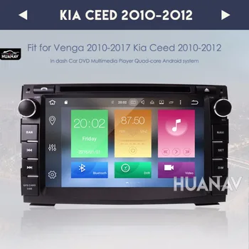 Auto DVD prehrávač, GPS navigácia pre Kia Ceed 2010-2012 KIA Venga 2010-2016 2 din rádio stereo jednotky Android8.0 4GB+32GB/Android7